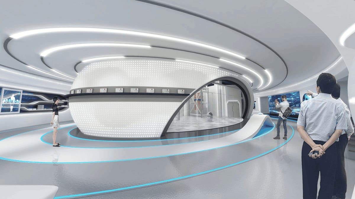 現(xiàn)代科技打造未來(lái)智能展廳設(shè)計(jì)