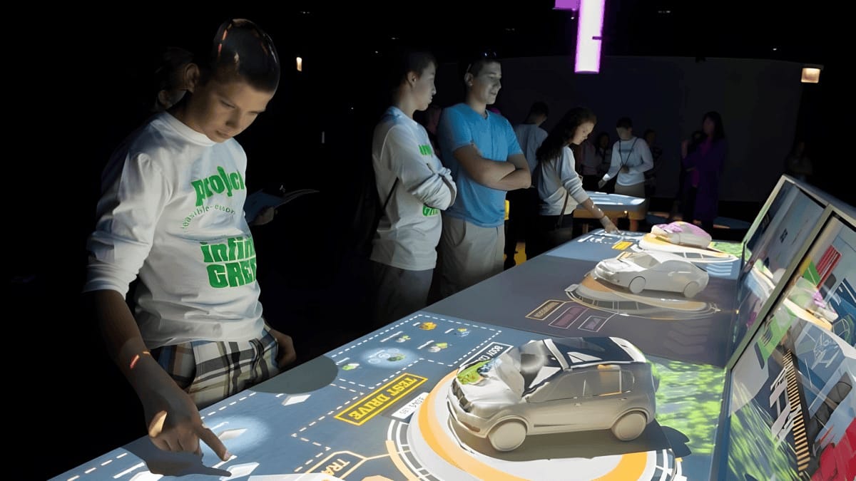 物體識別互動桌-觸摸桌識別實體物體系統