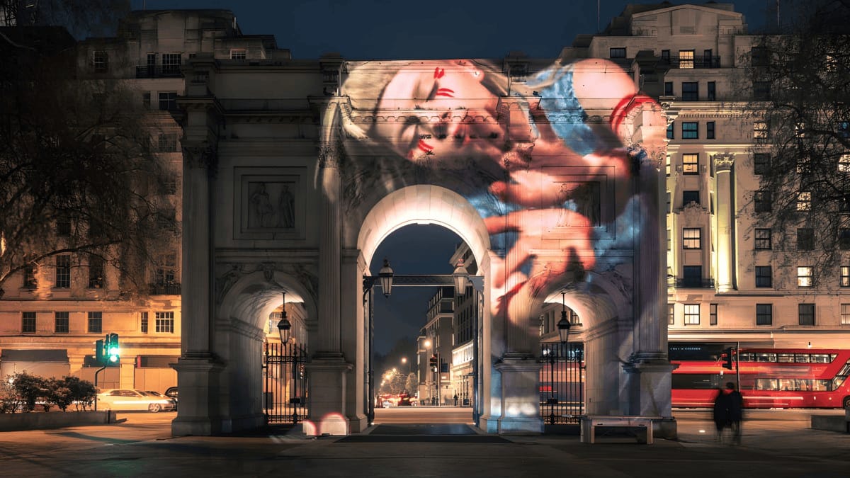 戶外樓體投影秀-樓體3d激光投影