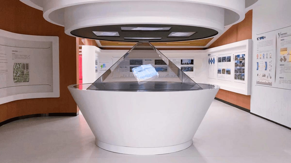 3D全息展示柜-360度立體全息投影展示柜
