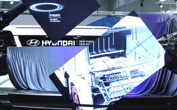 汽車工業發布會：機械臂互動大屏展覽